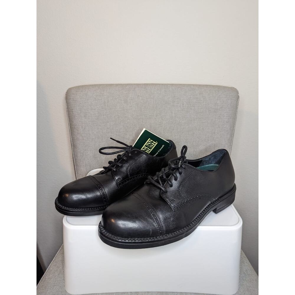 Nunn Bush Black Leather Lace Up Dress Shoes